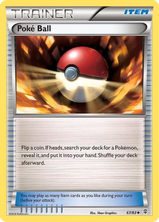 Poke Ball 067/83 - Generations Reverse Holofoil