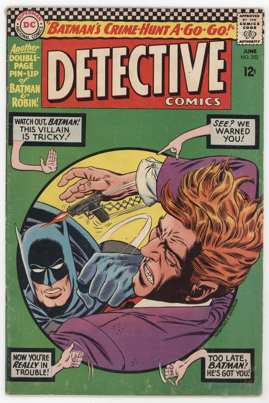 Batman Detective Comics 352 DC 1965 VG Carmine Infantino Elongated Man