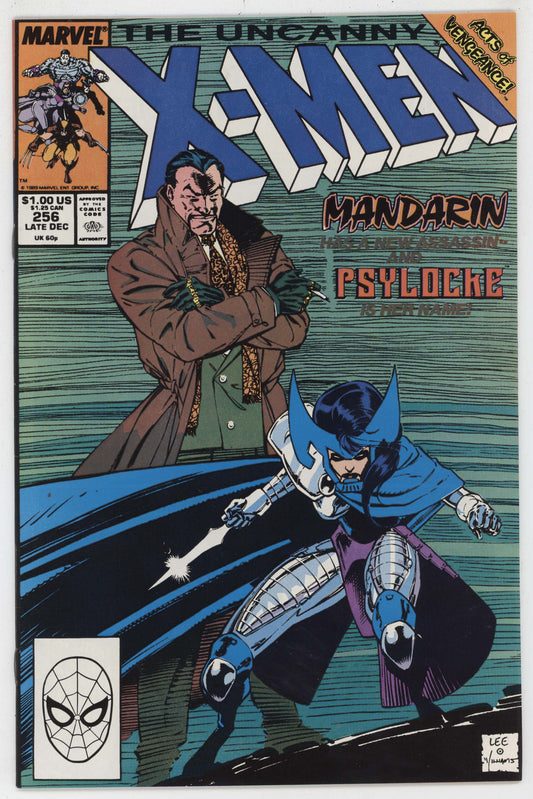 Uncanny X-Men 256 Marvel 1989 VF NM Acts Of Vengeance 1st Psylocke Jim Lee