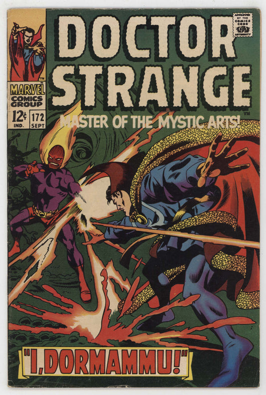 Doctor Strange 172 Marvel 1968 FN VF Dormammu Gene Colon Roy Thomas