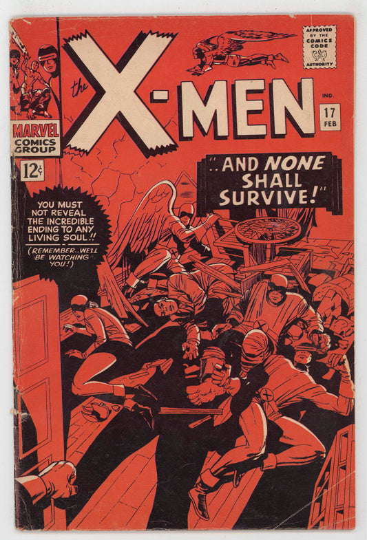Uncanny X-Men 17 Marvel 1966 VG Magneto Stan Lee Jack Kirby