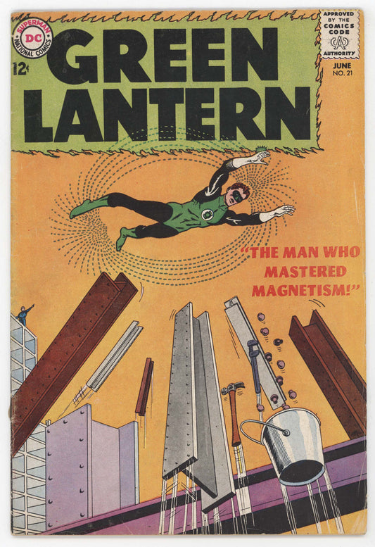 Green Lantern 21 DC 1963 VG Gil Kane John Broome 1st Doctor Polaris