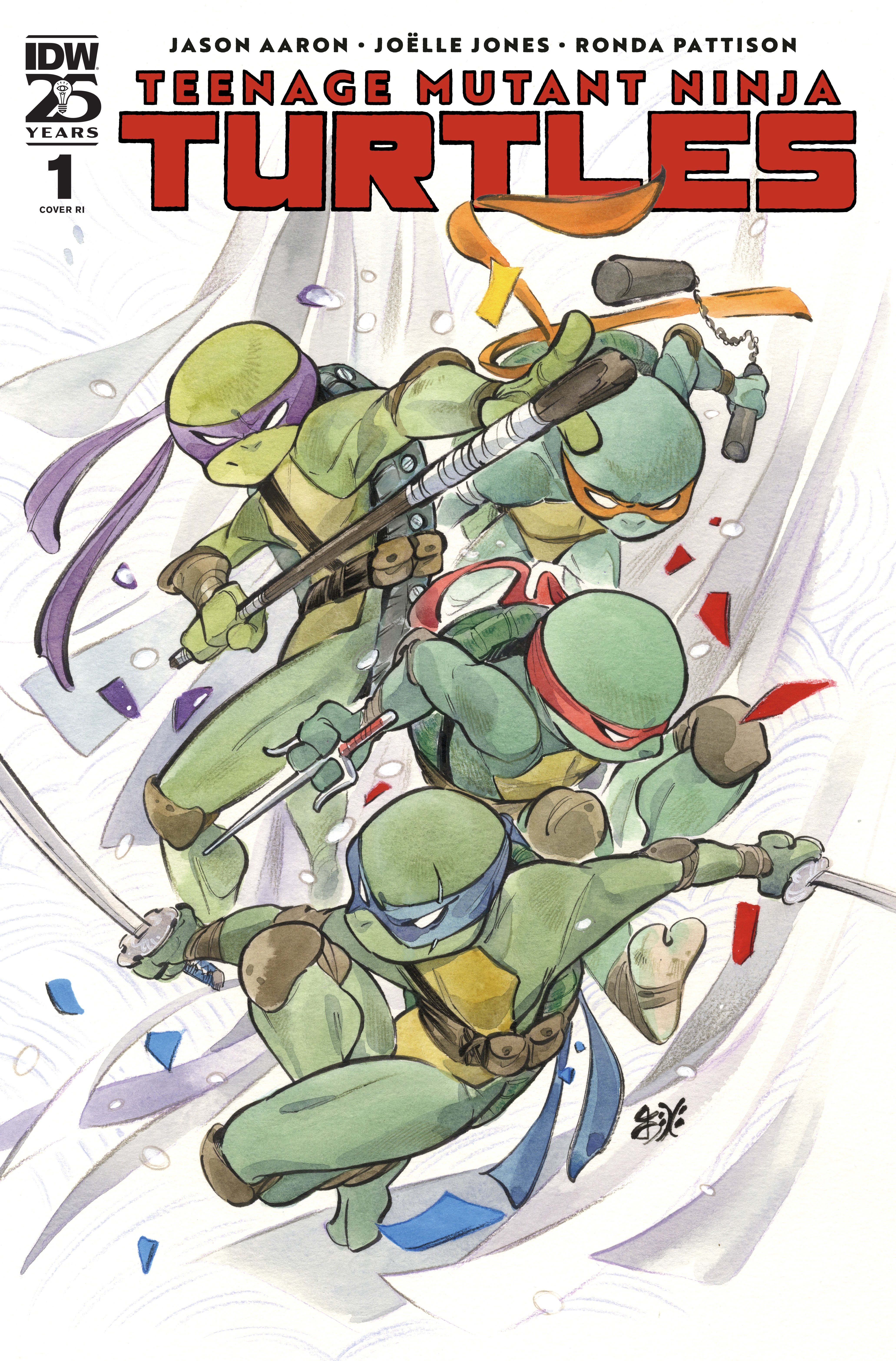 Teenage Mutant Ninja Turtles 2024 #1 L 1:100 Peach Momoko Variant 