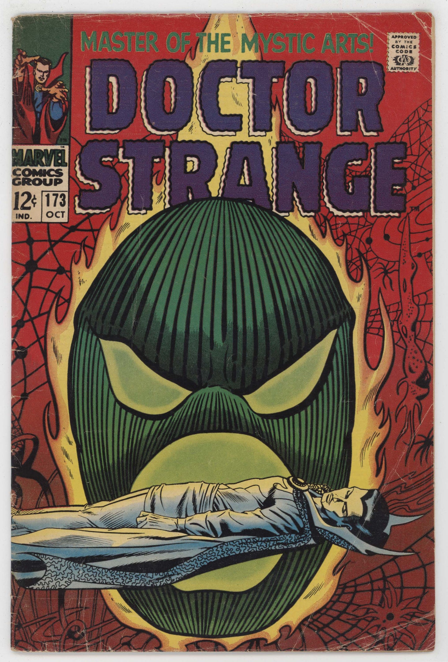 Doctor Strange 173 Marvel 1968 VG FN Dan Adkins Roy Thomas Dormammu