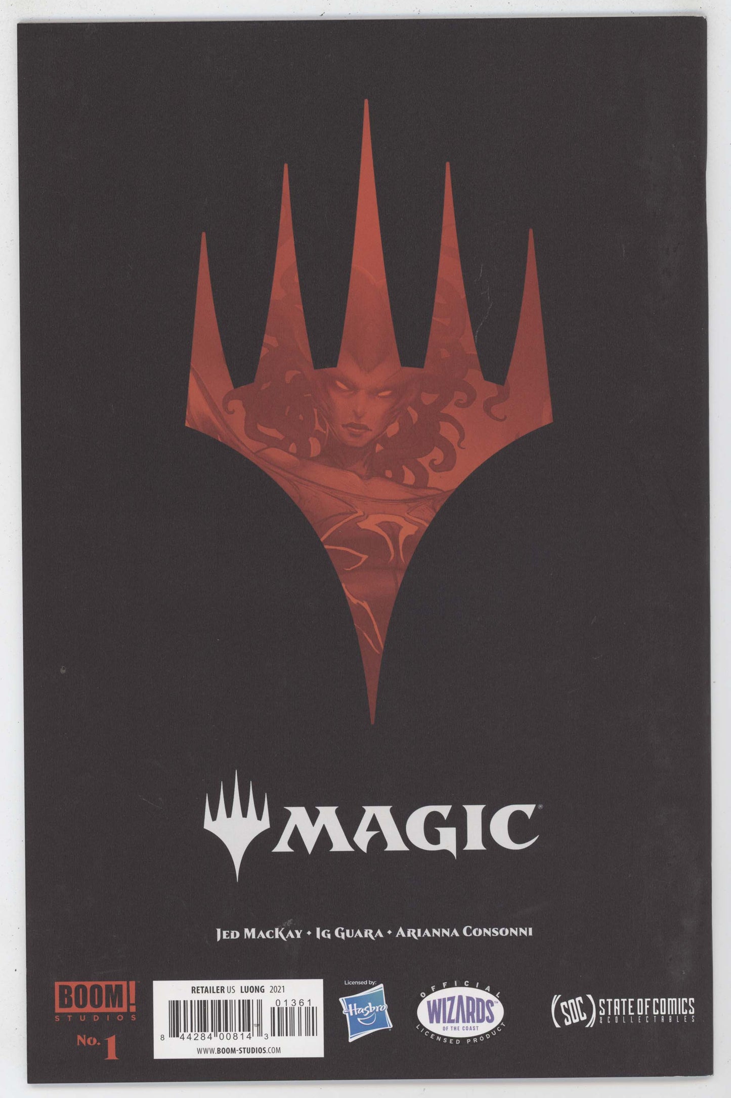 Magic The Gathering MTG 1 Boom 2021 NM Richard Luong Virgin Variant