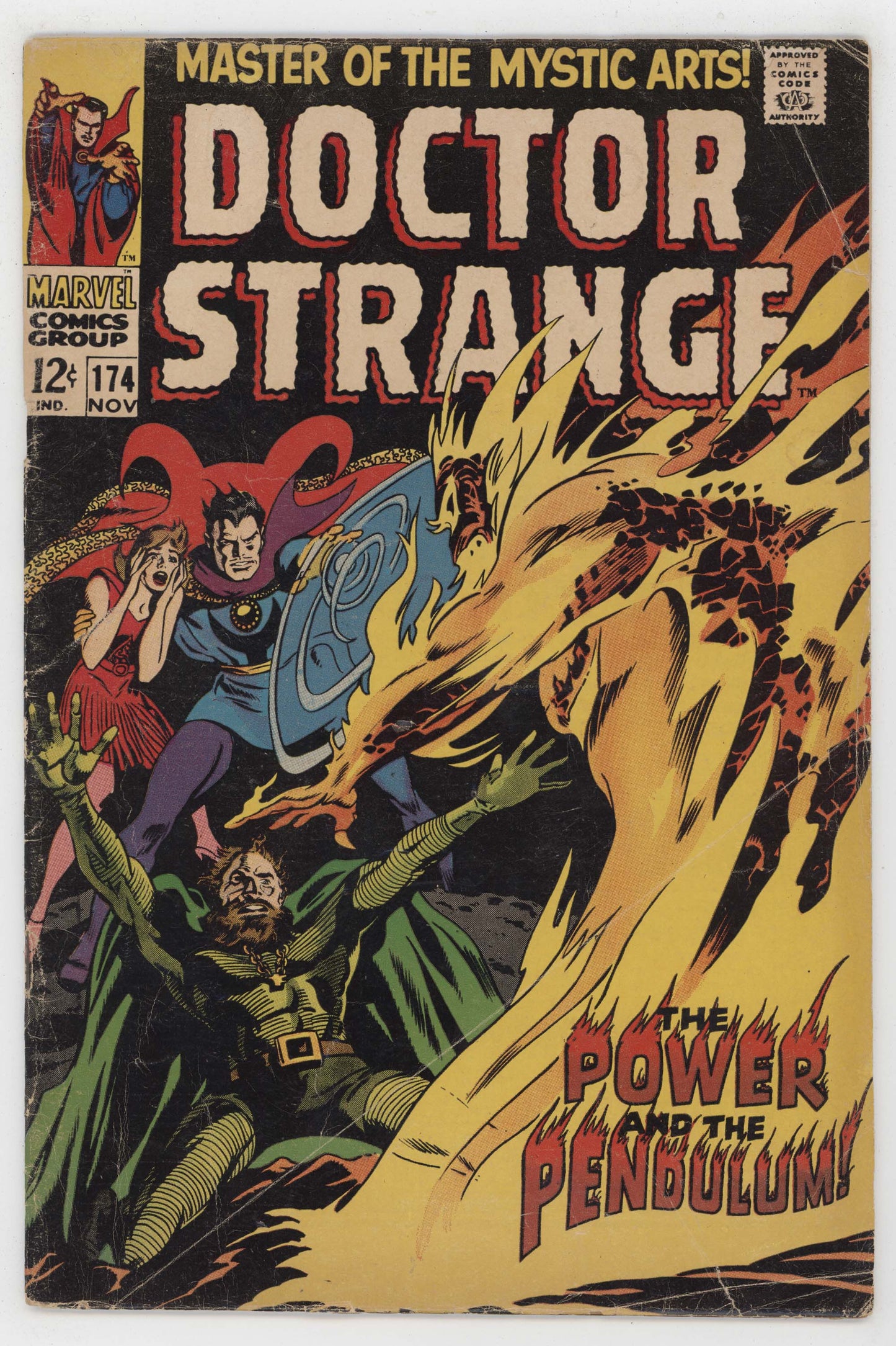 Doctor Strange 174 Marvel 1968 VG Gene Colan Roy Thomas Supreme Satannish