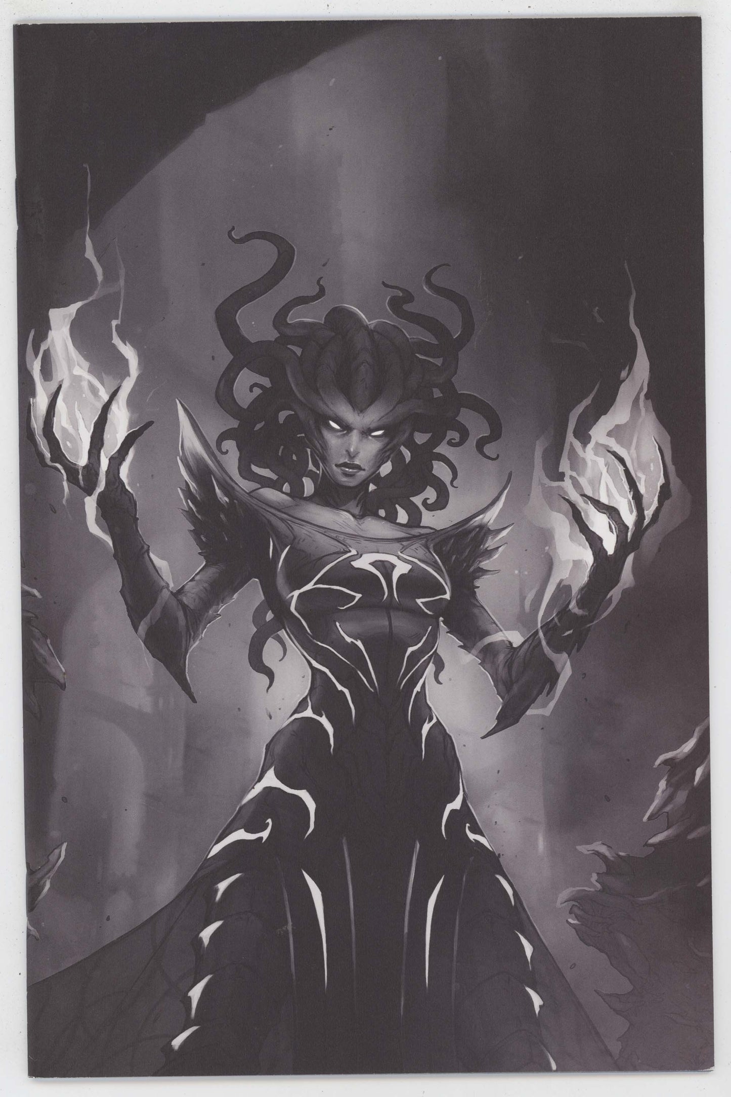 Magic The Gathering MTG 1 Boom 2021 NM- 9.2 Richard Luong Virgin BW Variant