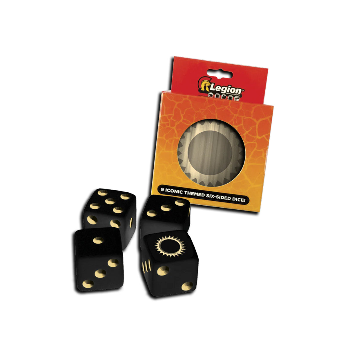 Iconic Sun D6 Dice Tin