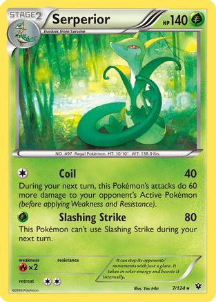 Serperior 007/124 - XY  Fates Collide