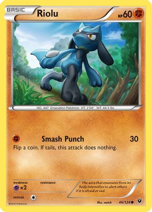 Riolu 046/124 - XY  Fates Collide