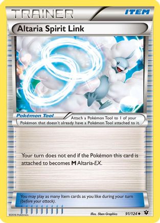 Altaria Spirit Link 091/124 - XY  Fates Collide Reverse Holofoil