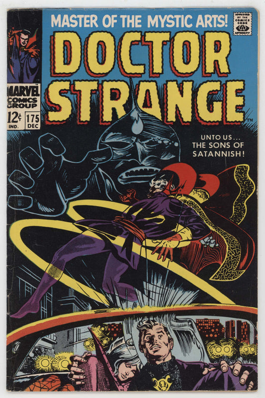 Doctor Strange 175 Marvel 1968 FN VF Gene Colan Roy Thomas Sons Of Satannish