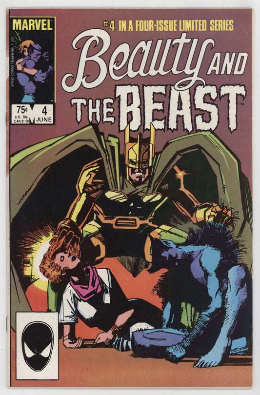 Beauty And The Beast 3 Marvel 1985 NM- 9.2 Bill Sienkiewicz Dazzler Dr Doom