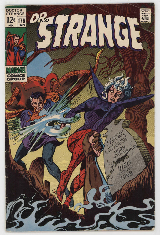 Doctor Strange 176 Marvel 1969 FN Gene Colan Roy Thomas Sons Of Satannish