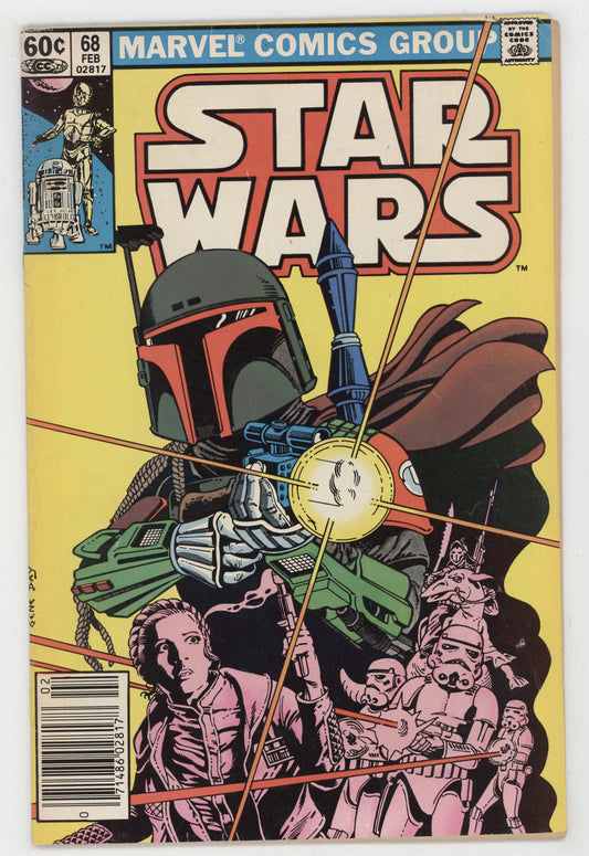 Star Wars 68 Marvel 1983 FN VF Origin Boba Fett Princess Leia C-3PO Mandalorian