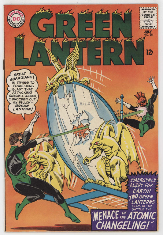 Green Lantern 38 DC 1965 FN VF Gil Kane Gardner Fox 1st Goldface