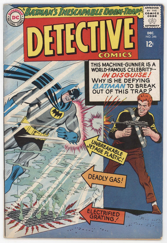 Batman Detective Comics 346 DC 1965 FN Carmine Infantino Cage Bondage