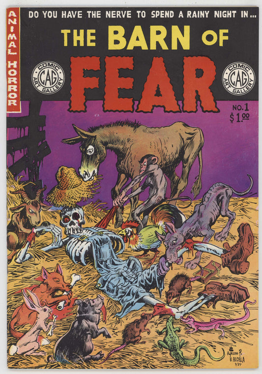 Barn Of Fear 1 Comic Art 1977 VF EC Haunt Of Fear Doug Moench Larry Todd