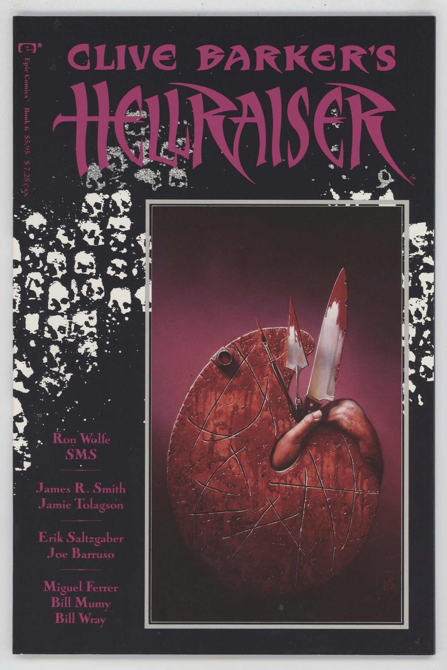 Hellraiser 6 Epic Marvel 1990 NM Clive Barker Pinhead – Golden Apple Comics
