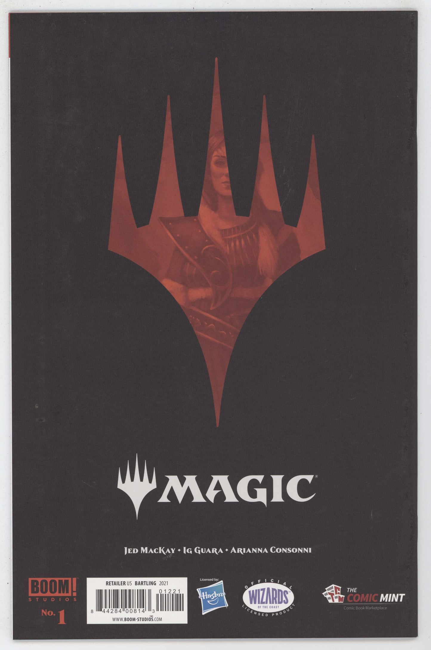 Magic The Gathering MTG 1 Boom 2021 NM Aaron Bartling Virgin Comic Mint Variant