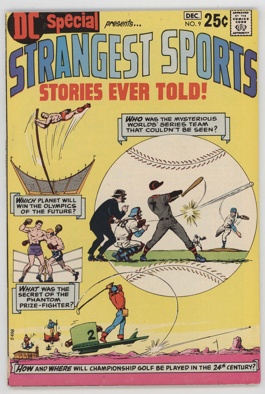 DC Special 9 1970 FN Brave And The Bold 45 46 47 48 Strangest Sports Stories