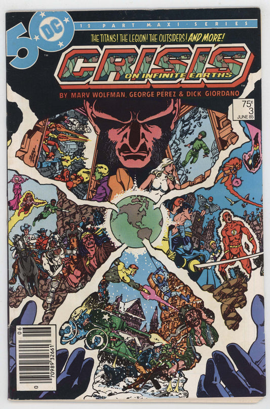 Crisis On Infinite Earths 3 DC 1985 VF Marv Wolfman Superman JLA