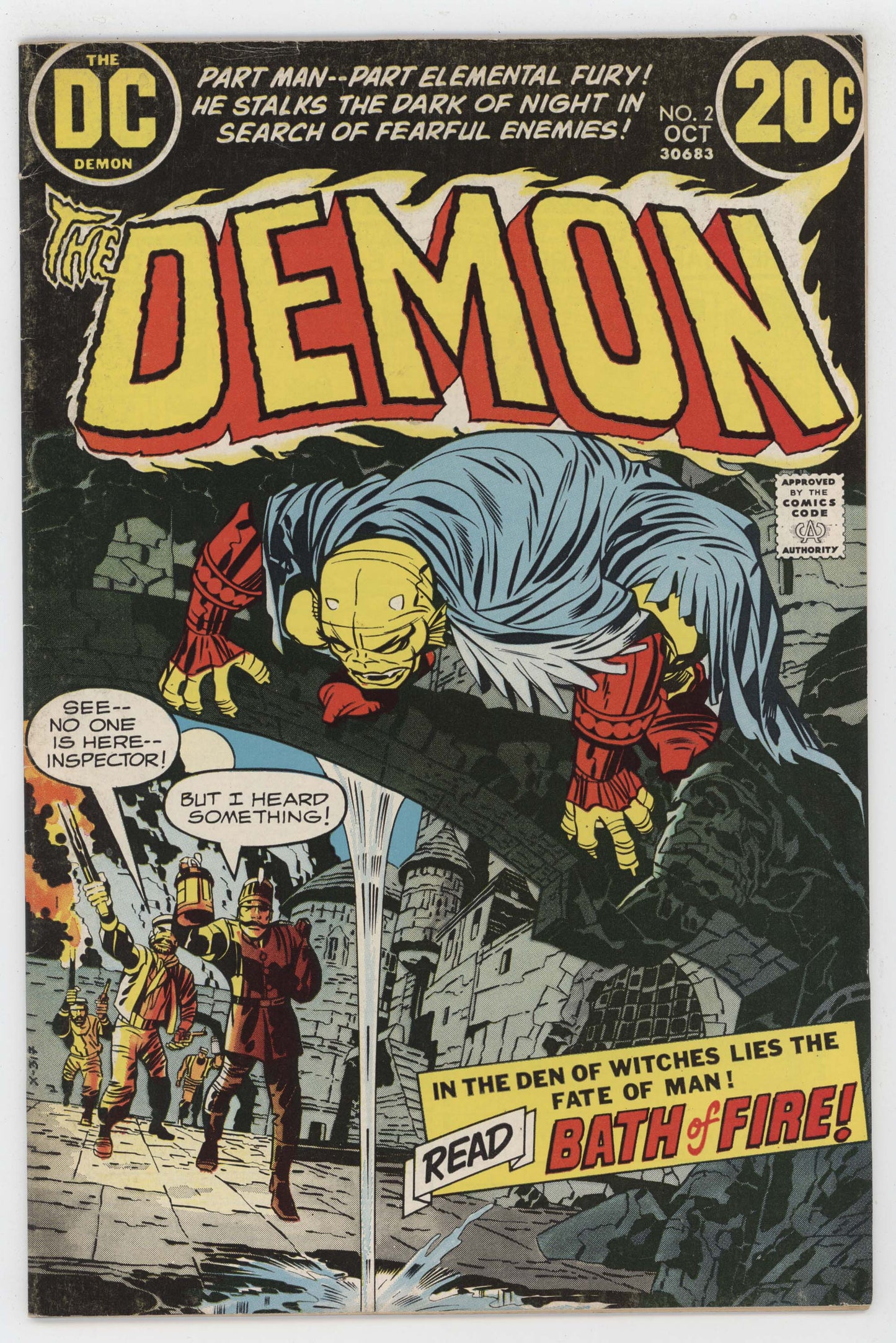 Demon 2 DC 1972 FN VF Jack Kirby Etrigan Jason Blood