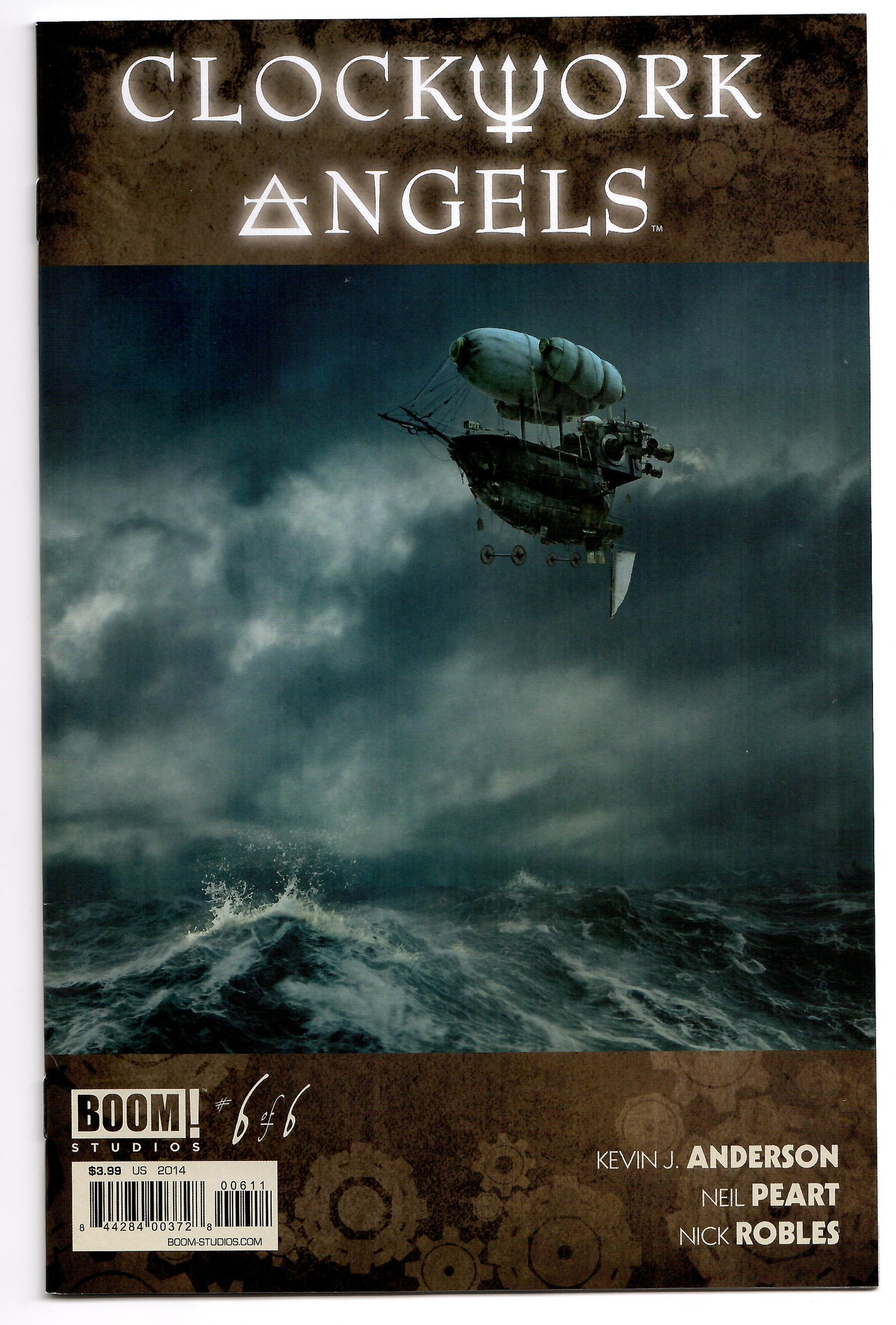 RUSH CLOCKWORK ANGELS #6 A Boom 2014 NM Hugh Syme Neil Peart