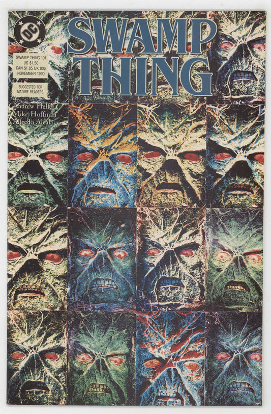 Swamp Thing 101 DC 1990 VF Tom Taggart Collage Andy Warhol Homage