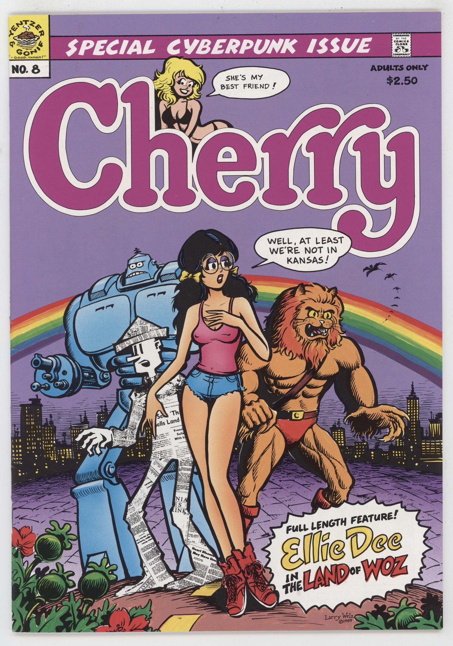 Cherry Poptart 8 Last Gasp 1989 VF 1st Print Larry Welz Wizard Of Oz GGA