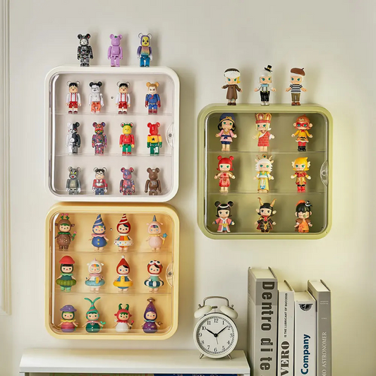 Square Wall Mounted Multi-Color Display Case