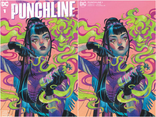 PUNCHLINE SPECIAL #1 SSCO JUSTINE FRANY TRADE DRESS & MIN TRADE VARIANT SET 2020