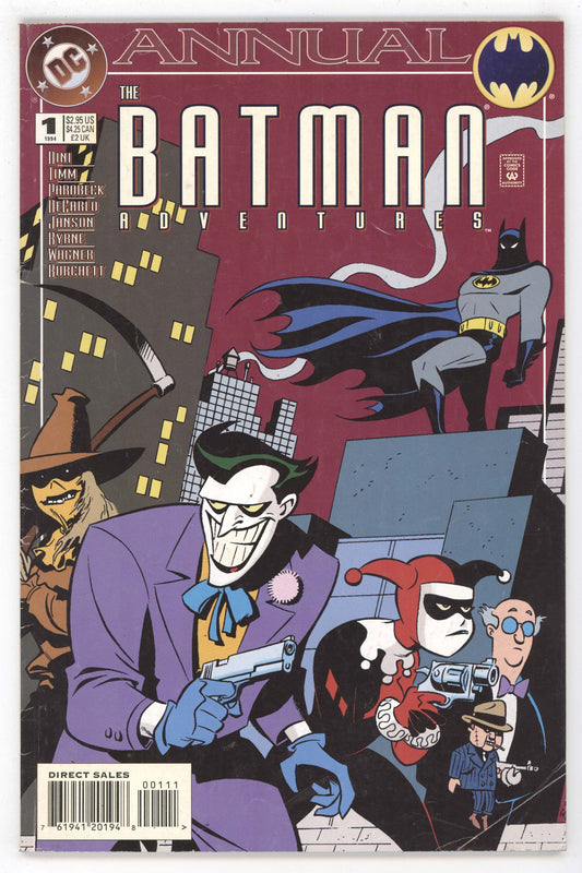 Batman Adventures Annual 1 DC 1994 FN Bruce Timm Harley Quinn Joker