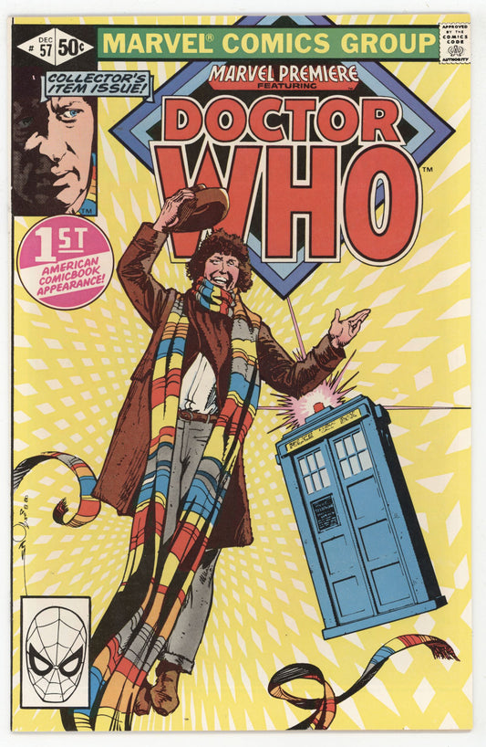 Marvel Premiere 57 1980 Nm- 9.2 1st Doctor Who US Comic Dave Gibbons