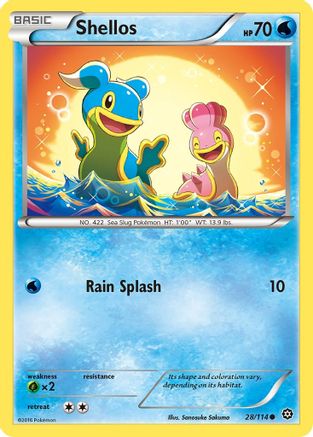 Shellos 028/114 - XY  Steam Siege