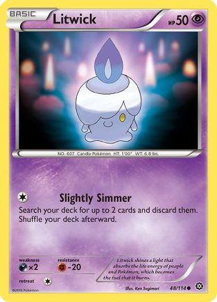 Litwick 048/114 - XY  Steam Siege - Golden Apple Comics