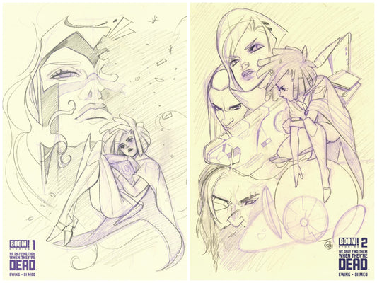 WE ONLY FIND THEM WHEN THEYRE DEAD #1 4TH PRINT & #2 1ST PRINT SSCO PEACH MOMOKO PENCIL VARIANT SET 2020