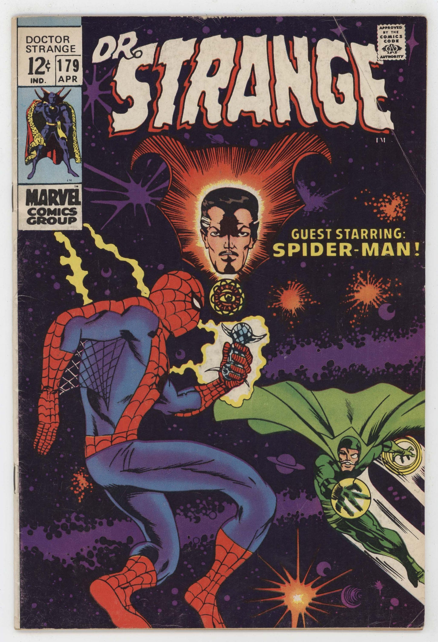 Doctor Strange 179 Marvel 1969 FN Barry Smith Amazing Spider-Man Annual 2