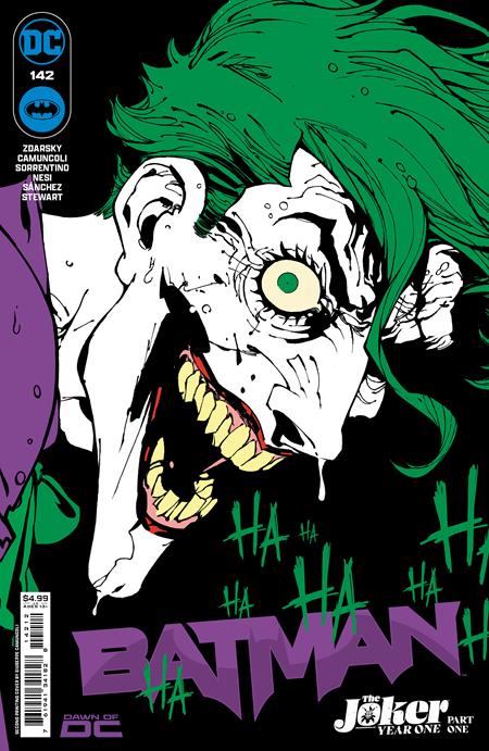 Batman #142 2nd Print Giuseppe Camuncoli Joker Year One Variant (03/05/2024) Dc
