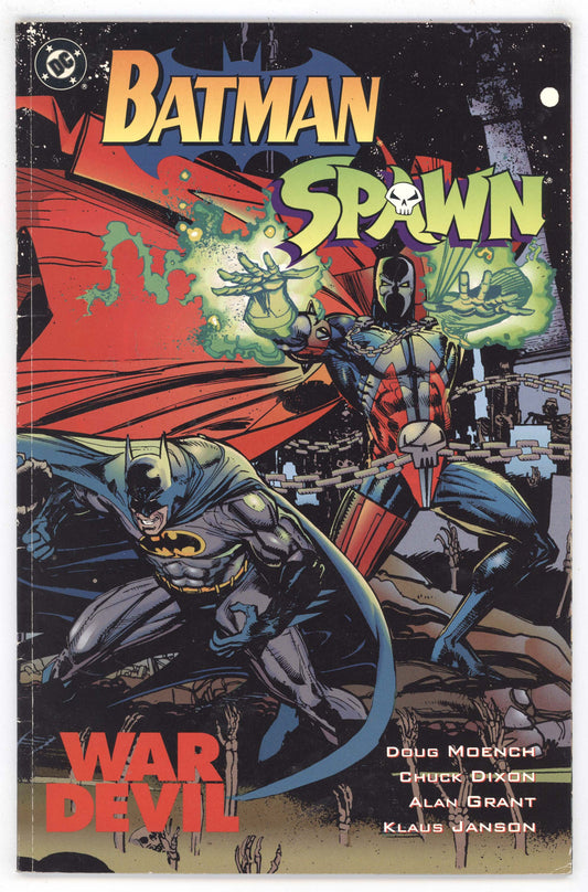 Batman Spawn War Devil 1 DC Image 1994 FN VF 2nd Print Chuck Dixon Klaus Janson