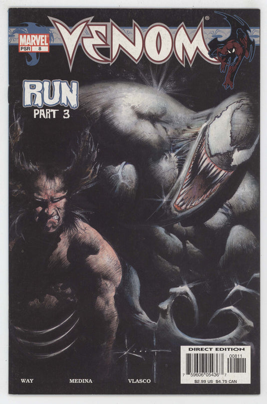 Venom 8 Marvel 2004 VF Sam Kieth Spider-Man Wolverine