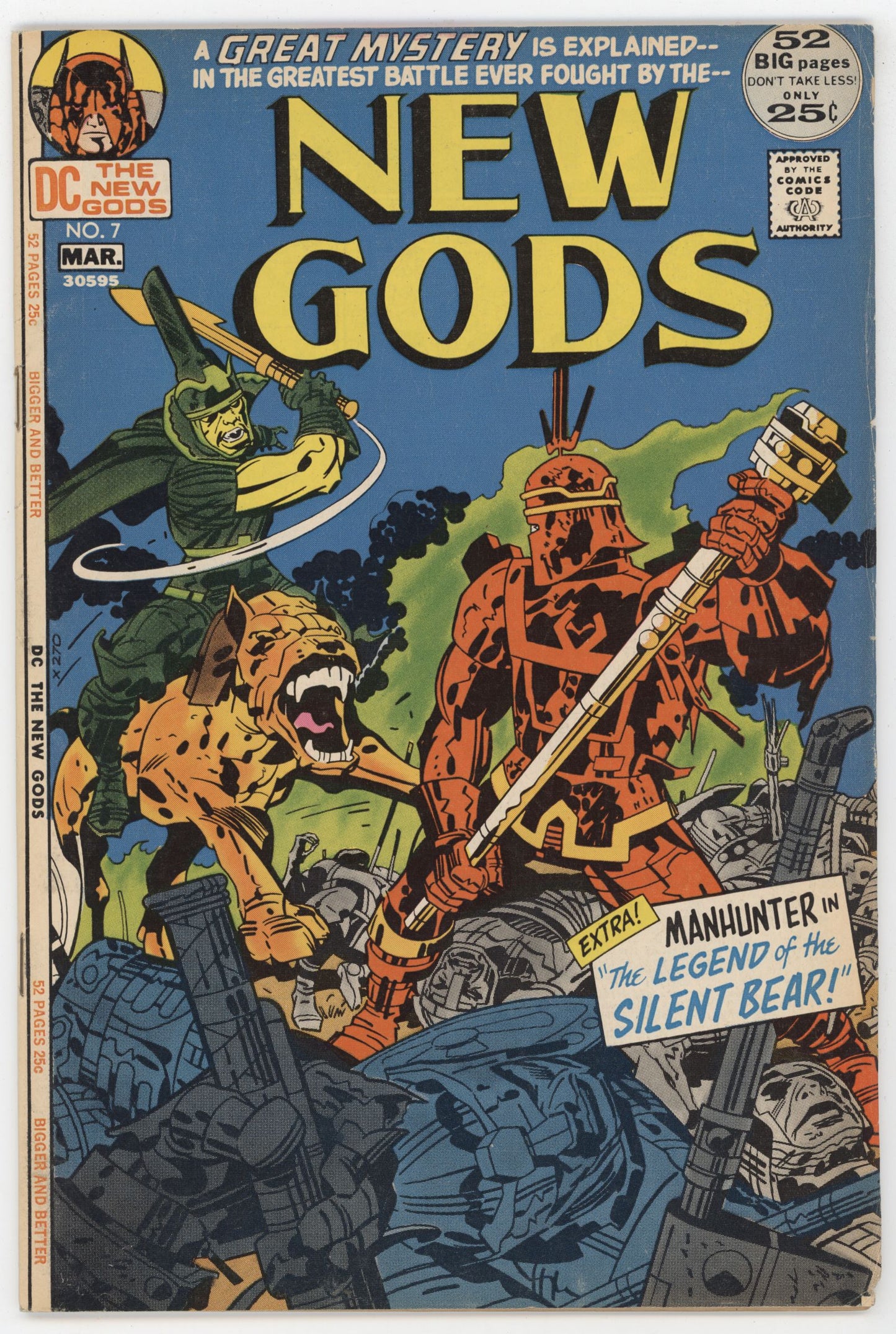 New Gods 7 DC 1972 FN Jack Kirby 1st Steppenwolf Darkseid