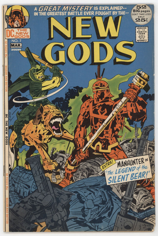 New Gods 7 DC 1972 FN Jack Kirby 1st Steppenwolf Darkseid