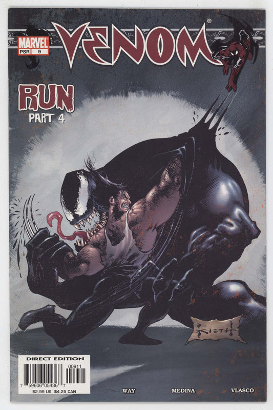 Venom 9 Marvel 2004 VF Sam Kieth Spider-Man Wolverine