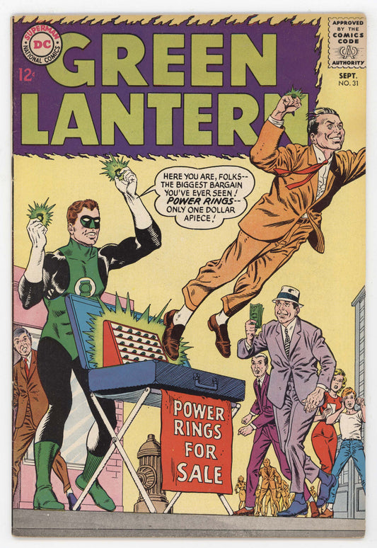 Green Lantern 31 DC 1964 FN Gil Kane John Broome Power Ring