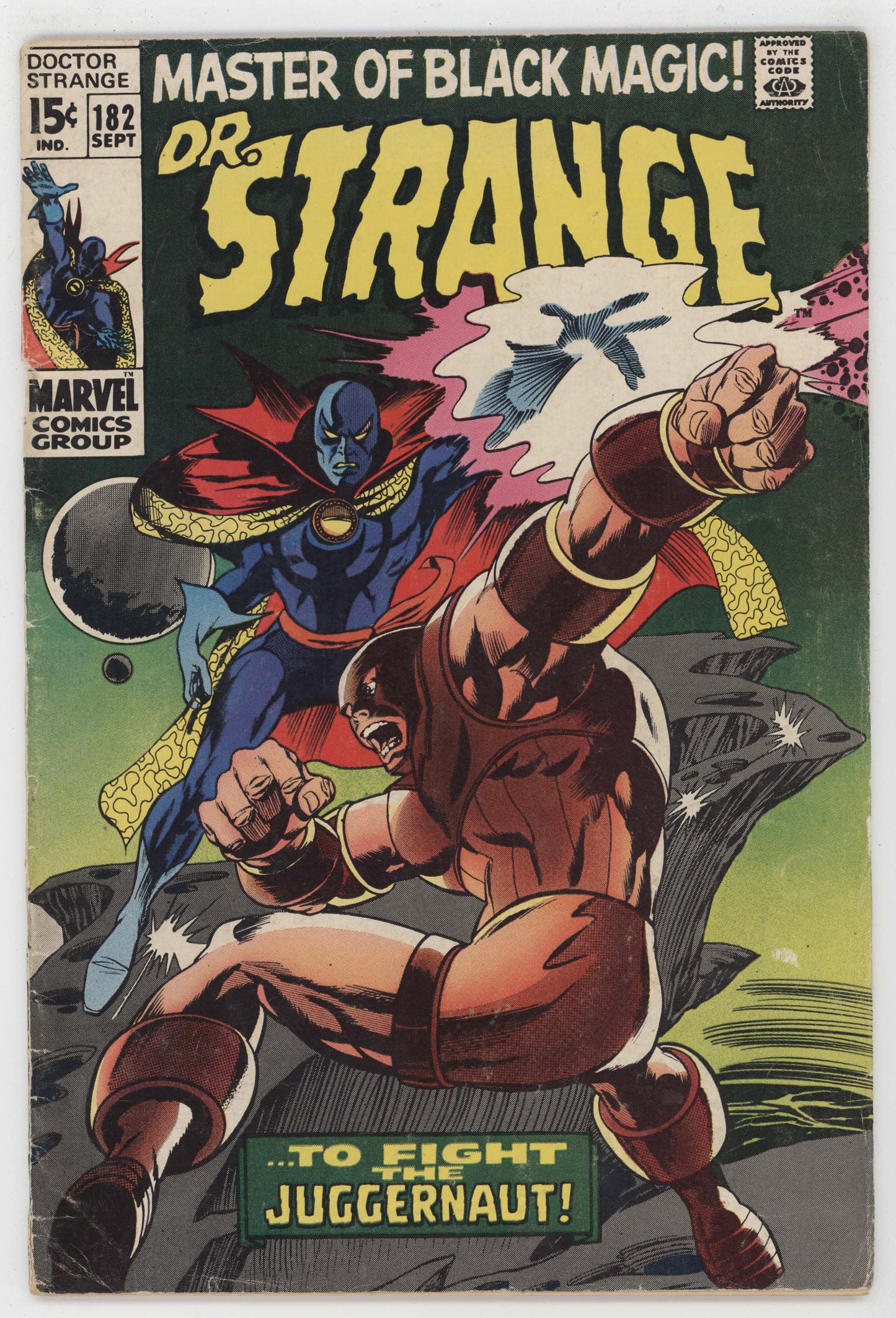 Doctor Strange 182 Marvel 1969 GD Gene Colan Steve Ditko Roy Thomas Eternity