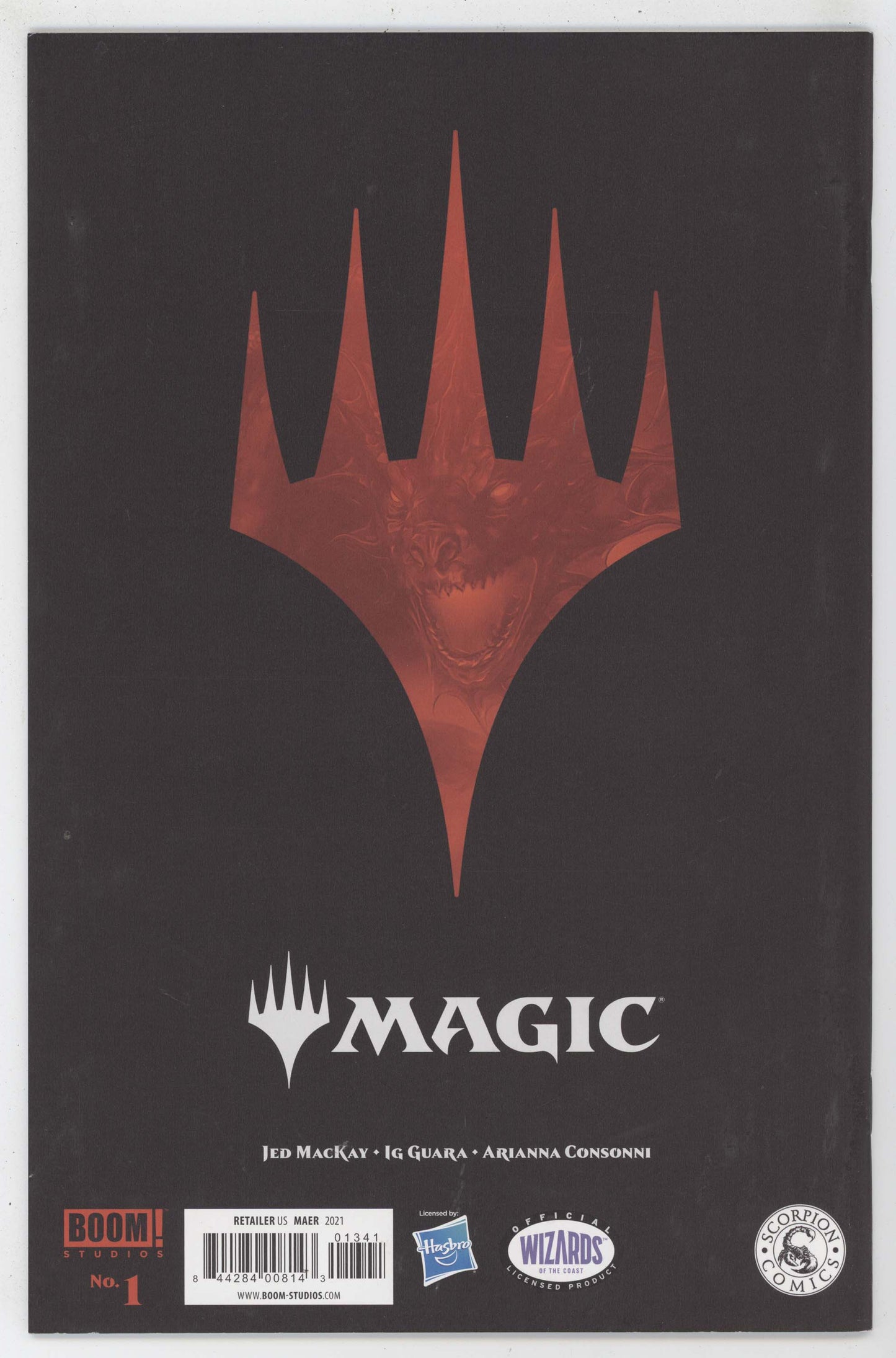 Magic The Gathering MTG 1 Boom 2021 NM- 9.2 Shannon Maer Virgin Scorpion Variant