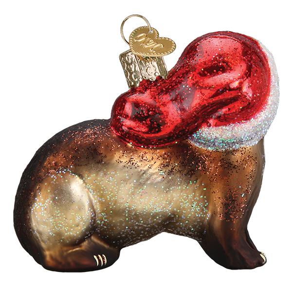 Christmas Ferret Ornament