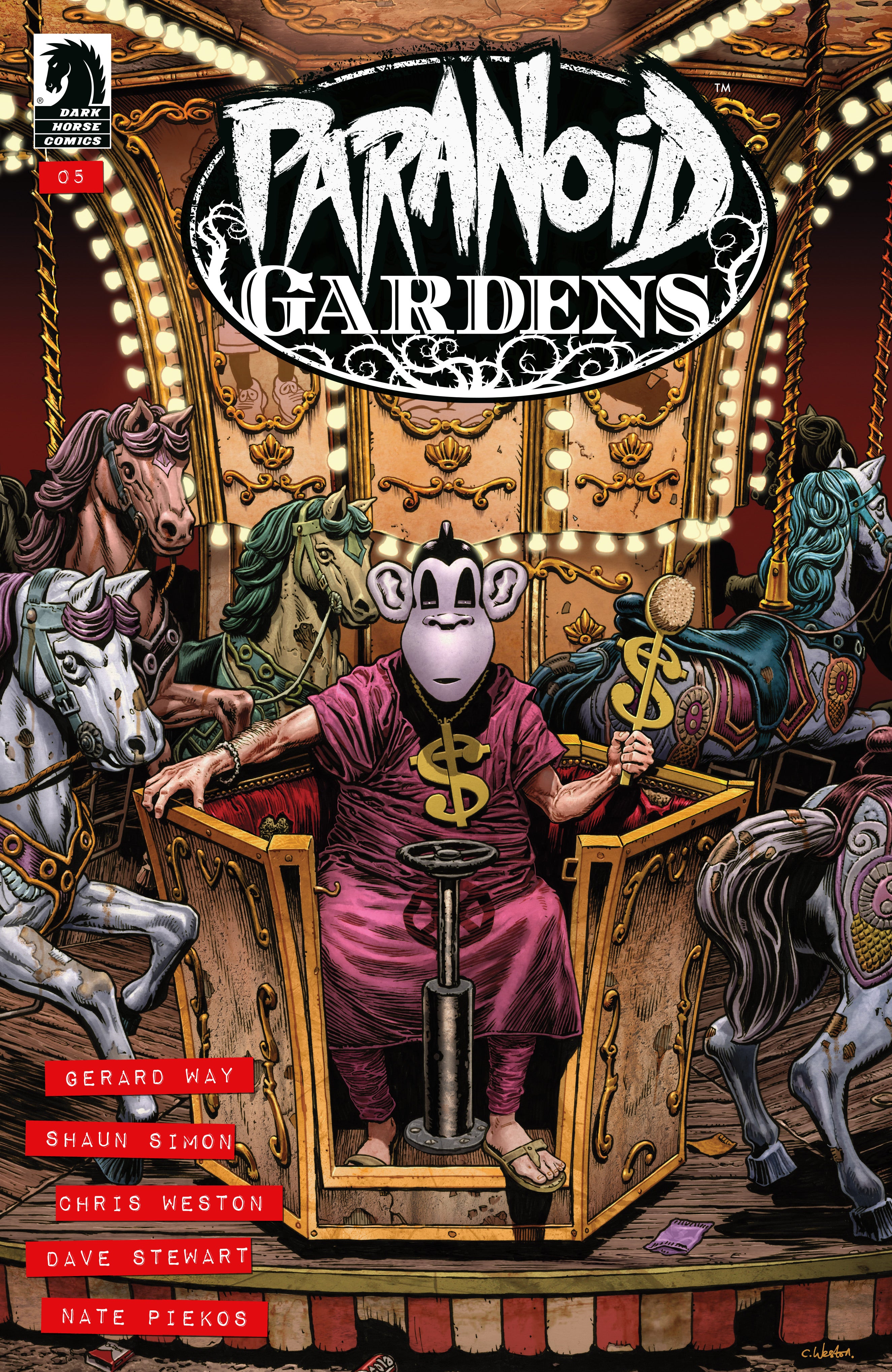 Paranoid Gardens #5 A Chris Weston Gerard Way (11/20/2024) Dark