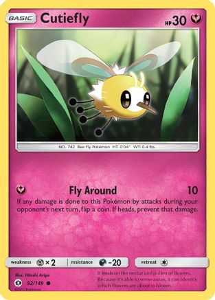 Cutiefly 092/149 - SM Base Set